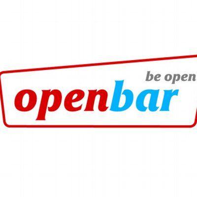 Red Open Bar Logo - OPENBAR