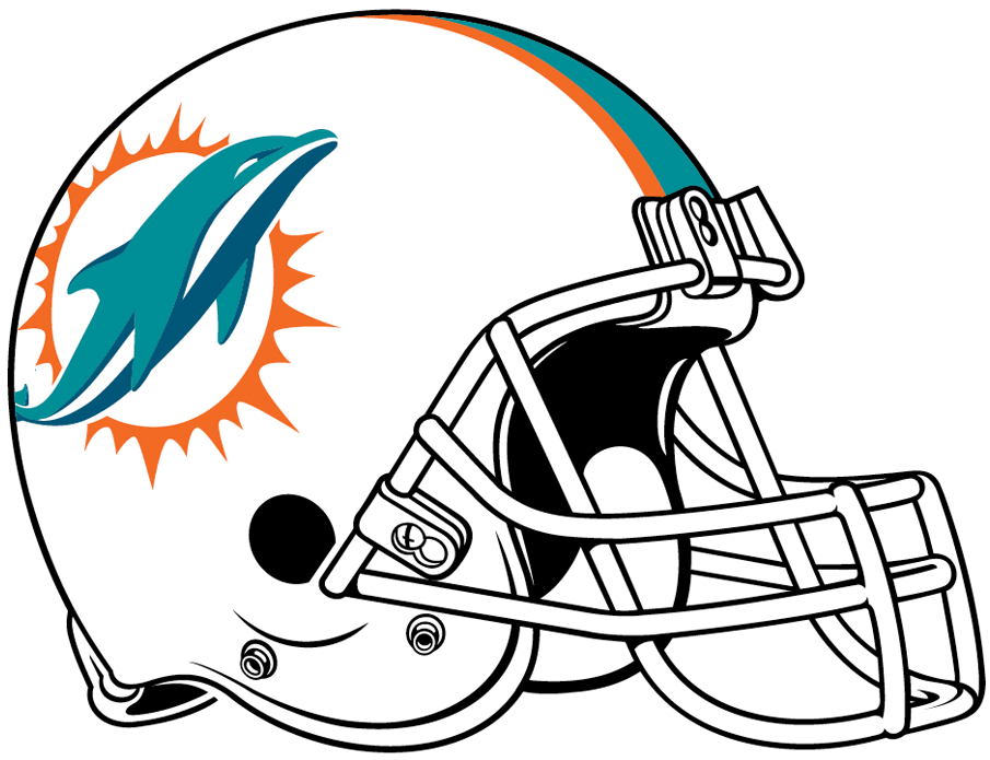 Dolphins Helmet Logo - Miami Dolphins Helmet Football League (NFL)