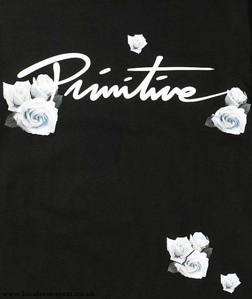 Primitive Rose Logo - T Shirt Primitive United