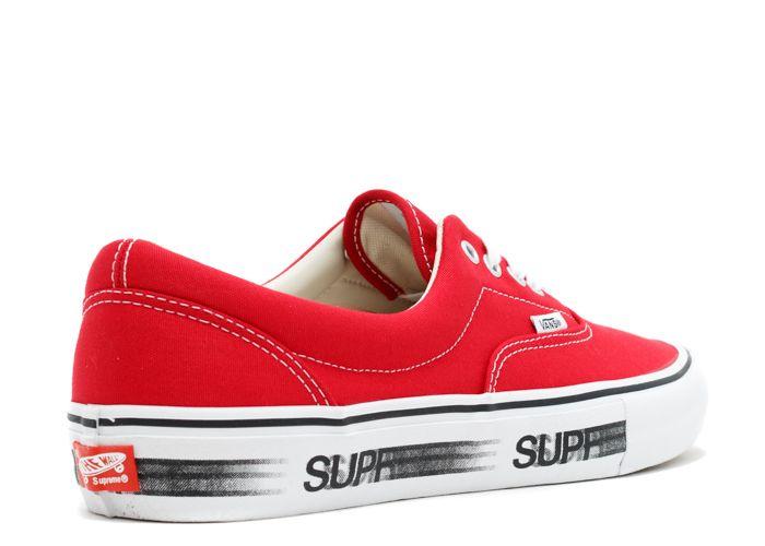Vans Supreme Red Logo - Era Pro 
