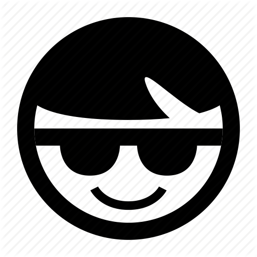 Cool Emoji Logo - Cool, emoji, emoticons, sunglasses icon