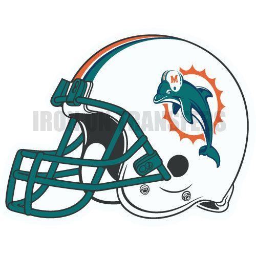 Dolphins Helmet Logo - Custom or design Miami Dolphins logo Iron On Decals StickersHeat