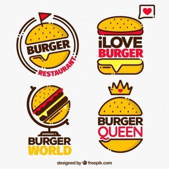 Hamburger Restaurant Logo - Hamburger Logo Vectors, Photo and PSD files