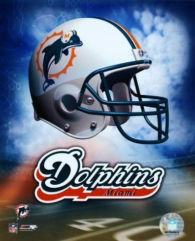 Dolphins Helmet Logo - Miami Dolphins Helmet Logo Photo at AllPosters.com
