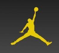 3D Jordan Logo - jordan logo 3D Models to Print