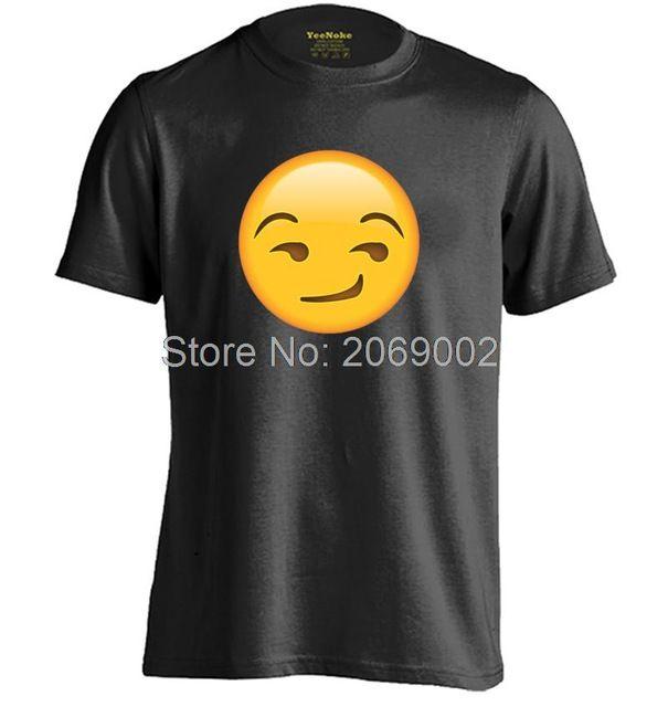 Cool Emoji Logo - Sinister Smile Face Emoji Logo Mens & Womens Lovely Funny T Shirts ...