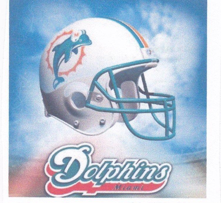 Dolphins Helmet Logo - MIAMI DOLPHINS HELMET LOGO NFL FRIDGE MAGNET