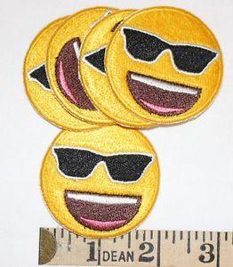 Cool Emoji Logo - I'm Cool Emoji patch. - Iron-on - FREE SHIPPING in US | eBay