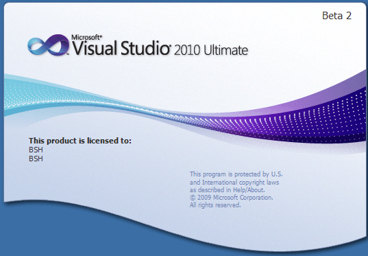 Visual Studio 2010 Logo - Microsoft Visual Studio 2010 Screenshots After MS VS2010 Ultimate ...