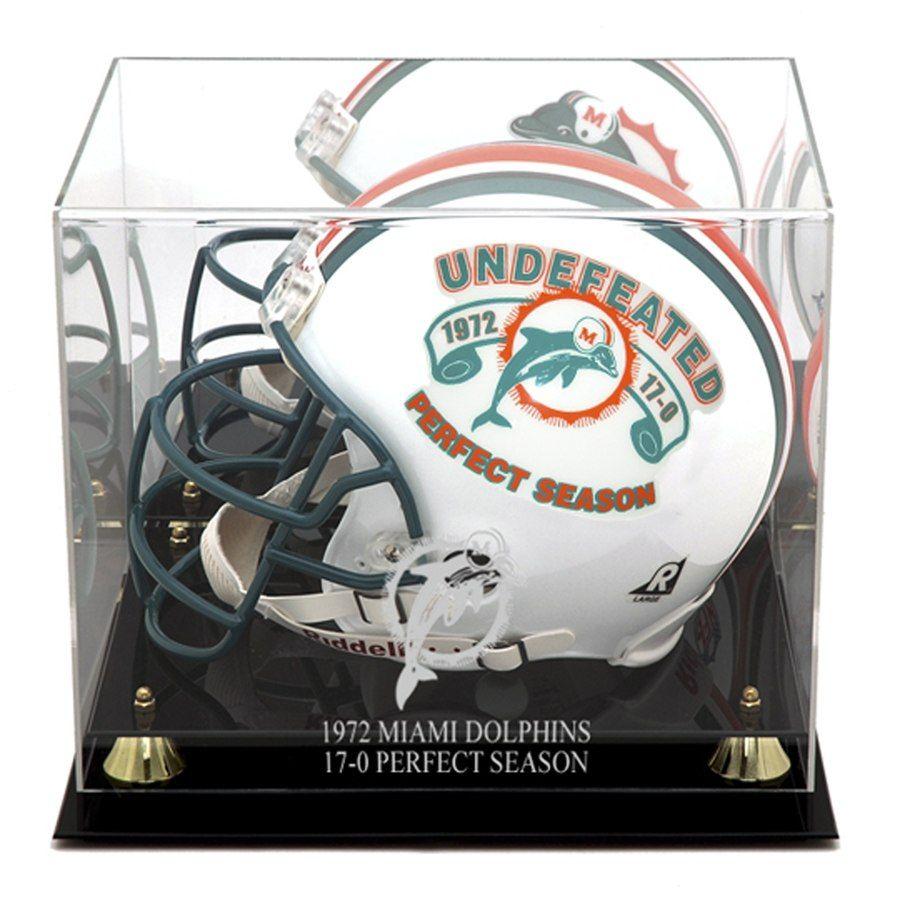 Dolphins Helmet Logo - Miami Dolphins Golden Classic 1972 Commemorative Logo Helmet