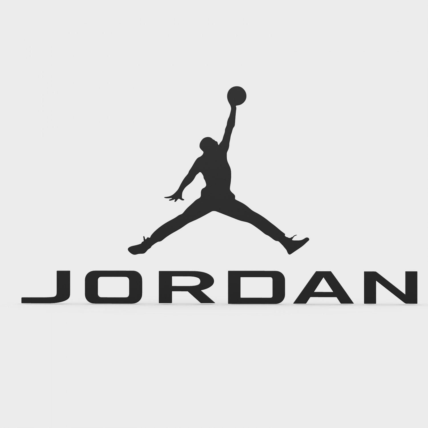 3D Jordan Logo - Jordan logo 3D Model in Other 3DExport