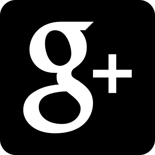 Black Google Logo - Google Plus logo on black background - Free logo icons