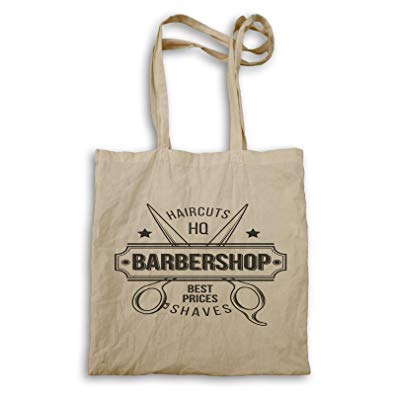 Amazon Shopping Logo - Barber Shop Logo Tote bag m650r: Amazon.co.uk: Shoes & Bags