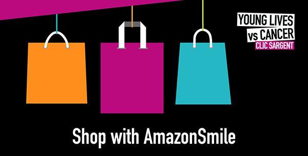 Amazon Shopping Logo - Shop with AmazonSmile - CLIC Sargent