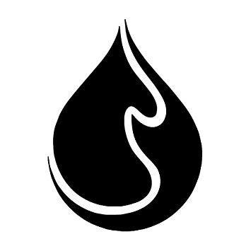 Yin Yang Black and White Box Logo - Leon Online Box Water Fire Yin Yang Decal 12cm