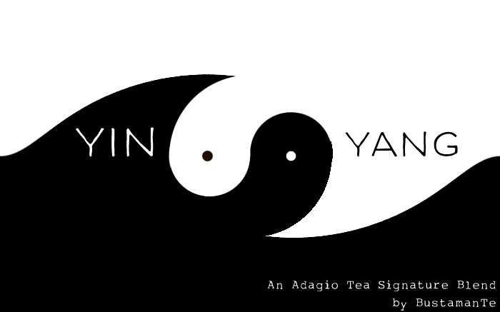 Yin Yang Black and White Box Logo - Yin Yang Tea