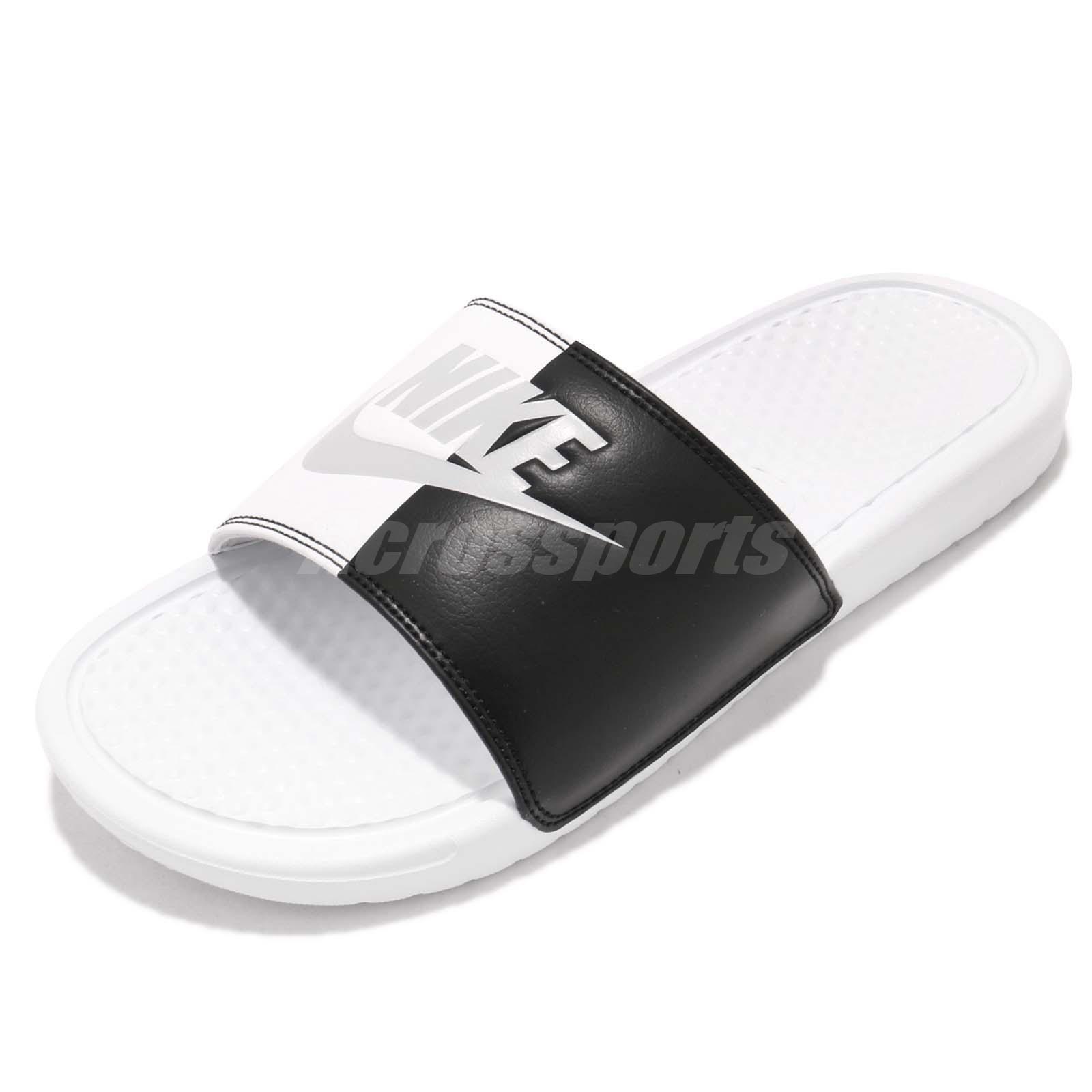 Yin Yang Black and White Box Logo - Nike Wmns Benassi JDI White Black Yin Yang Women Sports Sandal