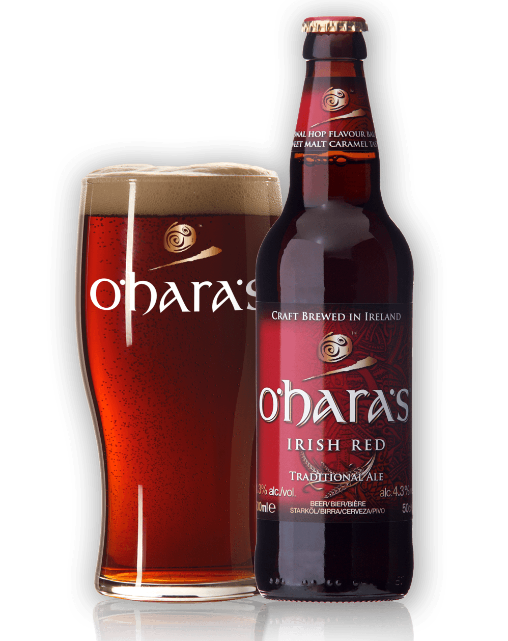 Companies with a Red O Logo - O'Hara's Irish Red - O'Hara's | Carlow Brewing Company