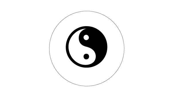 Yin Yang Black and White Box Logo - YIN YANG - NOGU.ca