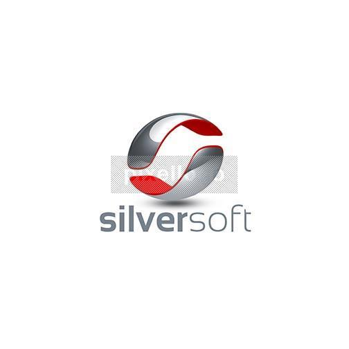 Cool Silver Logo - Letter S Software Silver S Logo
