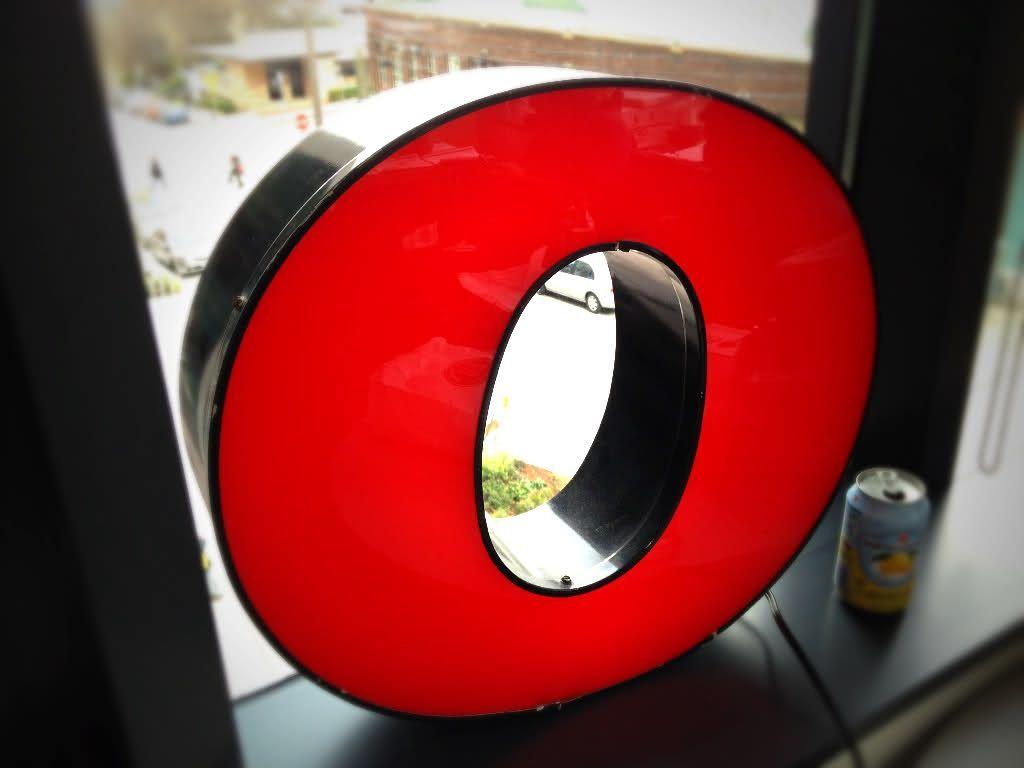 Red O Company Logo - Help identify the origins of this neon sign! - neonsign logo ...