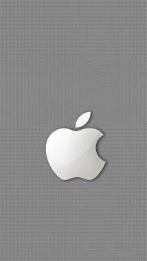 Cool Silver Logo - Silver Apple iPhone wallpaper | phone wallpapers | Pinterest ...