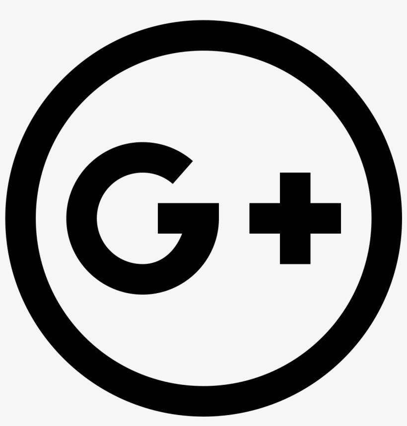 Black Google Plus Logo - Google Plus Logo White Png Commons Transparent PNG