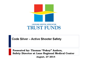 Code Silver Logo - Code Silver: Active Shooter Response Presentation. LHA Trust Funds
