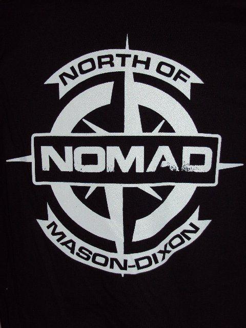 Black Compass Logo - NOMaD Compass Logo Black T-shirt / North Of Mason-Dixon(NOMAD)