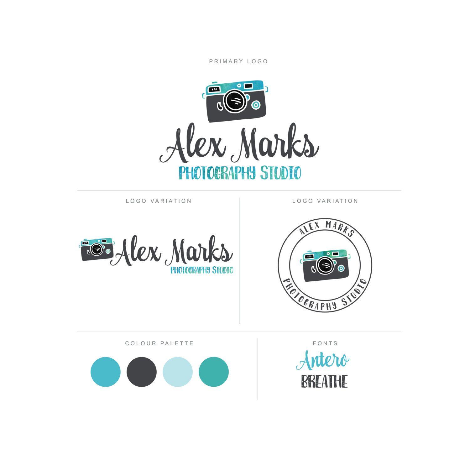 Cute Photography Logo - Photography Logo and Watermark Branding Package BPL03