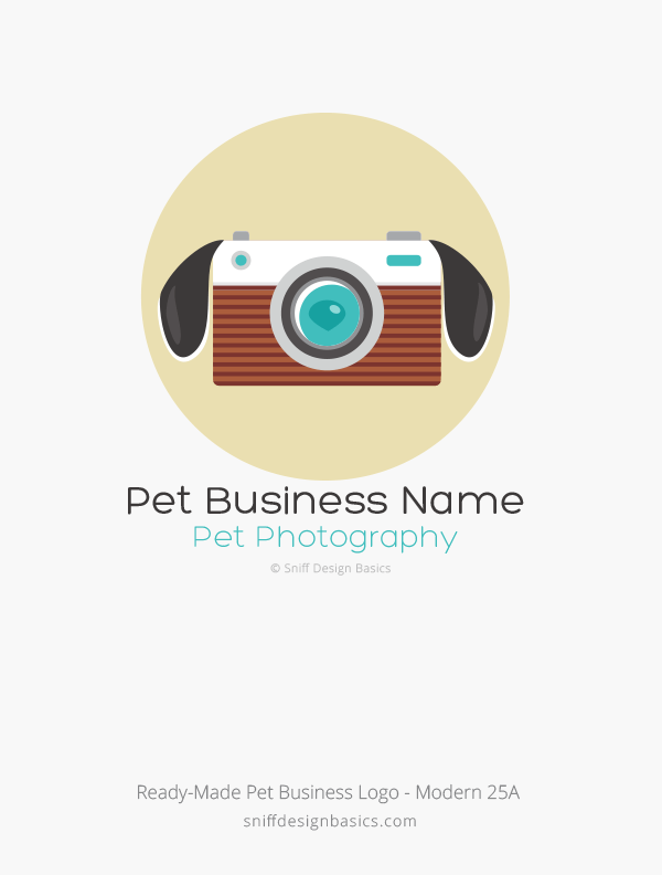 Cute Photography Logo - Ready Made Pet Photography Logo - Modern 25