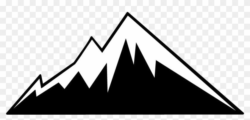 Black and White Mountain Logo - Mountain Outline Clipart Throughout Mountain Outline - Mountain Logo ...