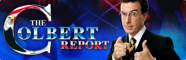 Stephen Colbert Report Logo - Stephen Colbert and The Colbert Report | SatiraPolitica