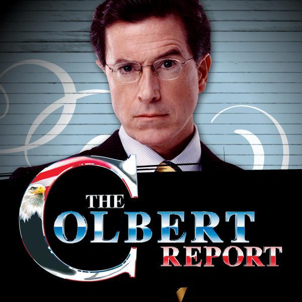 Stephen Colbert Report Logo - Stephen Colbert Re-Enacts Mitt Romney's 