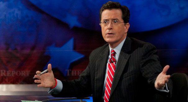 Stephen Colbert Report Logo - Colbert show suspended temporarily - POLITICO