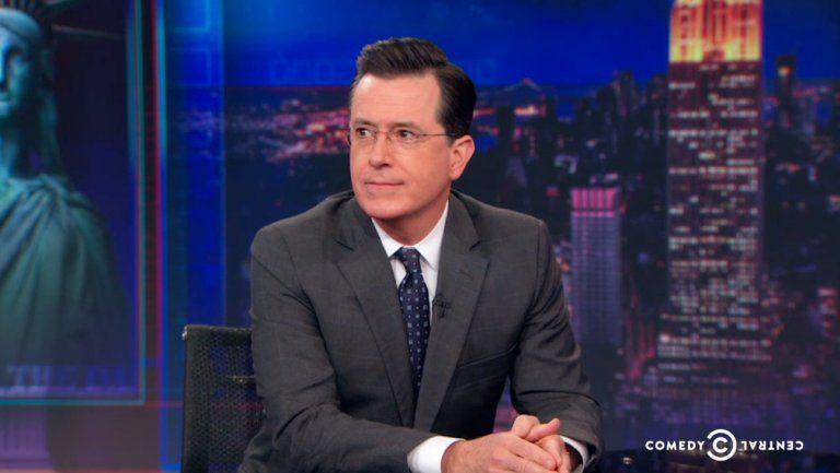 Stephen Colbert Report Logo - VIDEO] Stephen Colbert Tells Jon Stewart Why He's Leaving 'Colbert ...