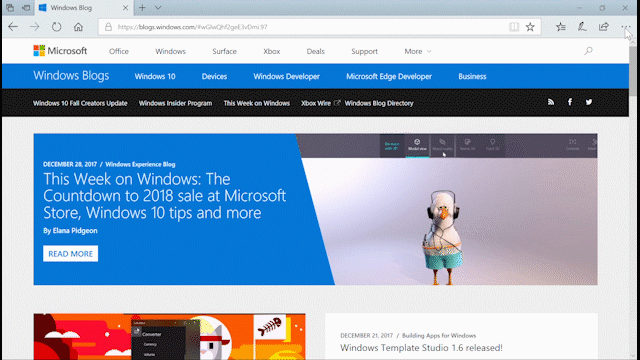 Microsoft Edge Browser Logo - Windows 10 Tip: Browse full screen in Microsoft Edge | Windows ...