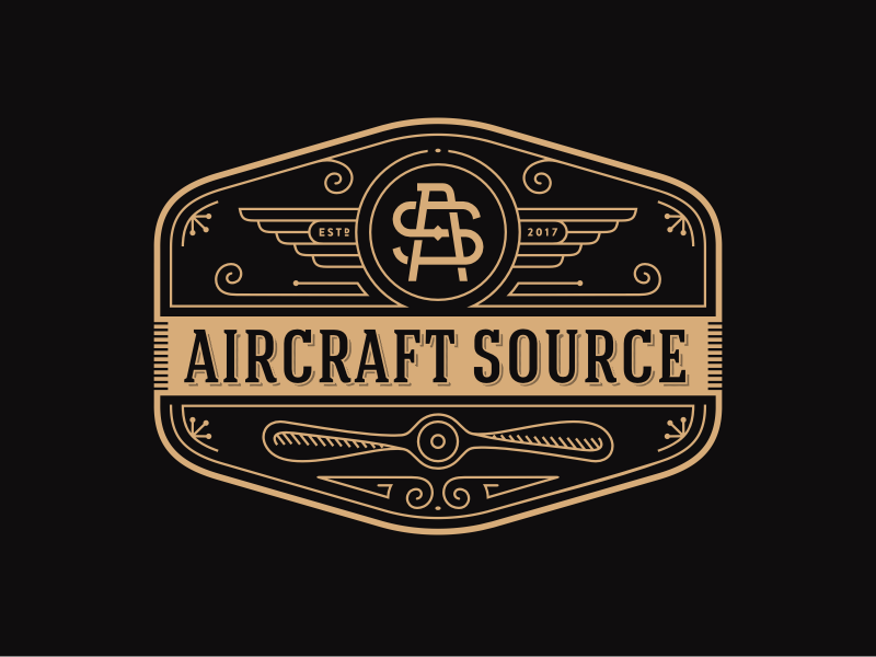 Aircraft Electronics Logo - Aircraft Source by Zvucifantasticno | Dribbble | Dribbble