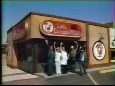 Old Little Caesars Logo - 1982 Little Caesars pizza commercial. - YouTube