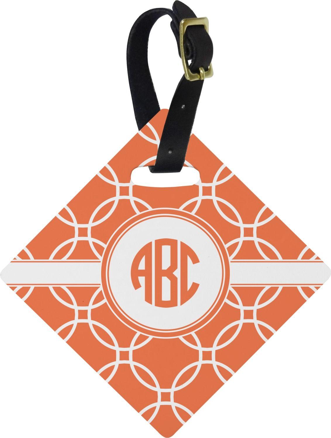 Linked Circles Logo - Linked Circles Diamond Luggage Tag (Personalized)