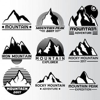 Black and White Mountain Logo - Mountain Logo Vectors, Photos and PSD files | Free Download