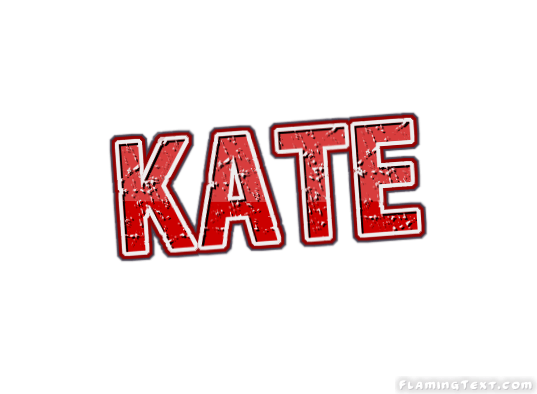 Kate Logo - Kate Logo | Free Name Design Tool from Flaming Text