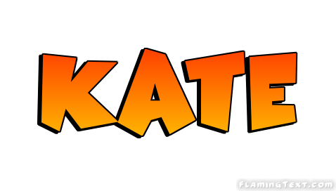 Kate Logo - Kate Logo. Free Name Design Tool from Flaming Text