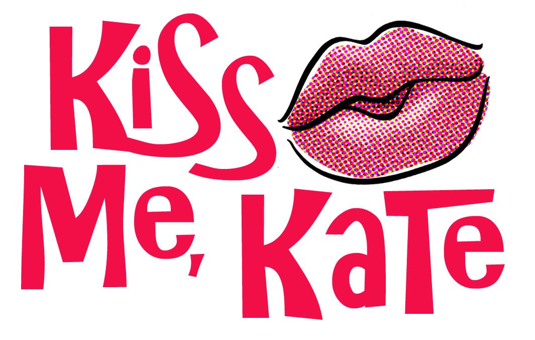 Kate Logo - MMTC's KISS ME KATE logo. Pacific Sun. Marin County, California