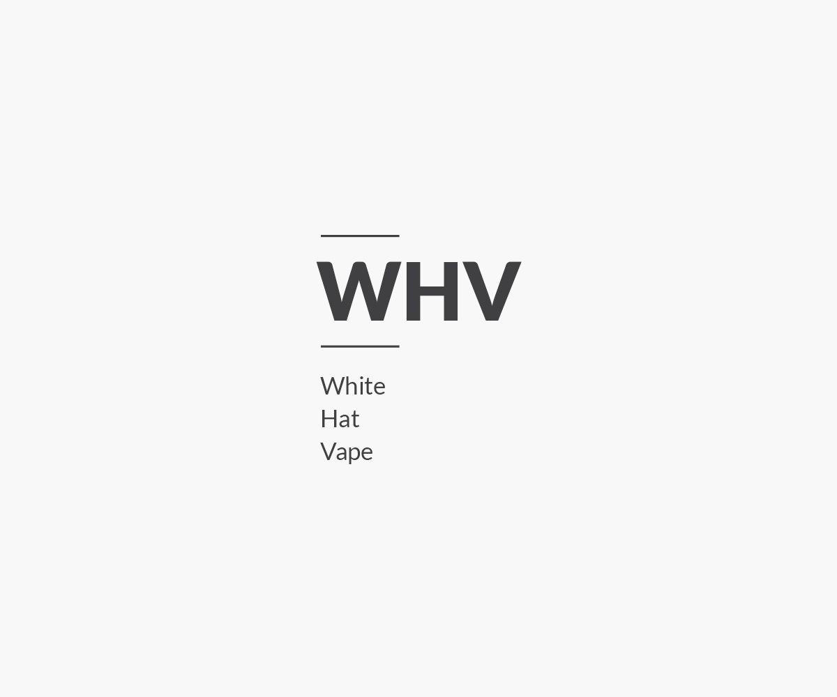 White Browning Logo - Business Logo Design for White Hat Vape by Ben Browning | Design ...