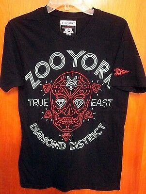 Zoo York Skull Logo - ZOO YORK URBAN med T shirt hip hop tee True East Diamond District