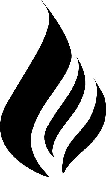 White Flame Logo - Flame logo. Logos, Design, Pizza