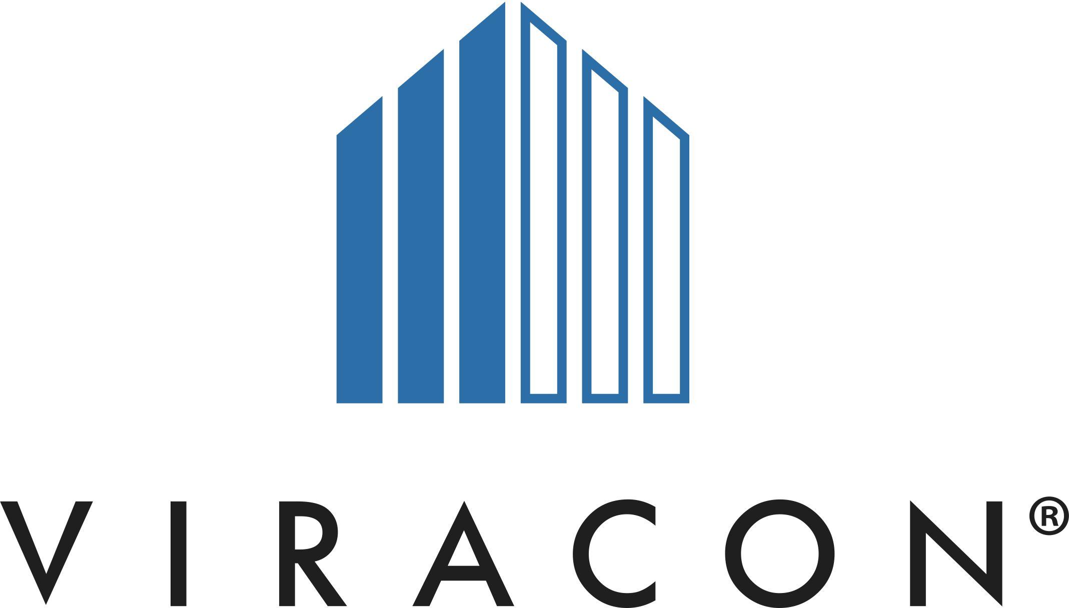 Vertical Blue Lines Logo - Viracon Unveils New Logo and Corporate Branding | LarsonO'Brien ...