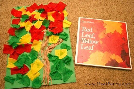 Red Leaf Yellow Logo - Red Leaf, Yellow Leaf Preschool Art Activity | Kid Blogger Network ...