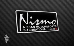 Nissan Racing Logo - Nismo Strut Brace Decal | Sticker Logo Nissan Racing Motorsport ...